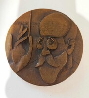 Barcsay 80 bronz plakett