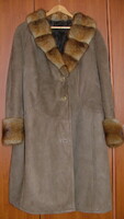 Egyedi gyártású irhakabát l- XL-es