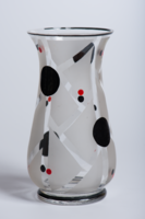 Art deco glass vase - Karl Palda style - 1930s