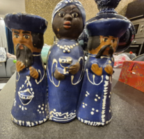 Kerámia szobor pár