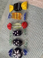 Régi üveg cukorkák, üveg szaloncukor