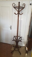 Masszív,Thonet stílusú,fából készült álló fogas