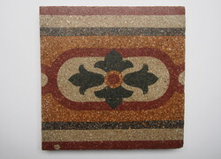 Régi cementlap - edényalátét