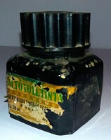 Régi ALBERTFALVAI TINTA ÉS FESTÉKGYÁR - ZÖLD TOLLTINTA üvege a képek szerint