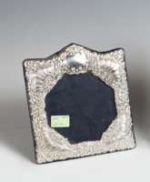 Ezüst neobarokk angol képkeret (25-0263)