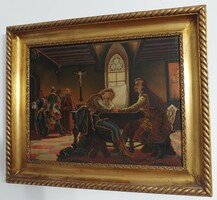 Zrínyi és Frangepán a bécsújhelyi börtönben. Másolat!