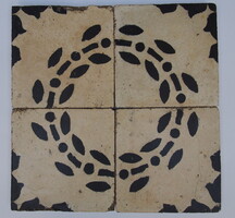 Különleges régi cementlap - edényalátét