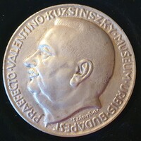 Szántó Gergely: Kuzsinszky Bálint 1928, 227-g-os ezüst RRR! 2 példányban készült