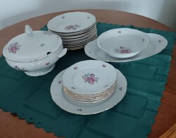 Germany Roschütz antik,kedves,elegáns porcelán étkészlet