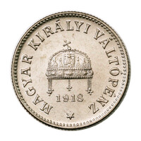 10 Fillér 1918 K-B rozettás ARTEX utánveret