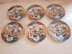 Antik Japán Satsuma Süteményes készlet