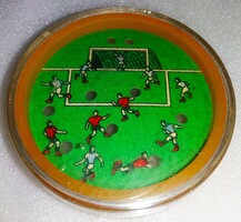 1970'S GOLYÓS FOCI FUTBALL ügyességi játék - kétoldalas - jó állapotban !! a képek szerint