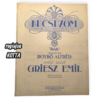 Búcsúzom – Roykó Alfréd / Griesz Emil (dal, ének + zongora, eredeti kiadás)
