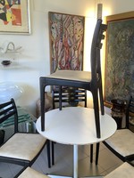 Set of 4 Marked Swedish Albin Johansson Chairs from the 1960s, for Modern Scandinavian Design Enthusiasts