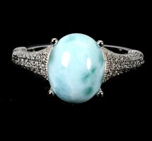 54 es Valodi Larimár 925 Ezust Gyürű