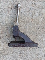 Antique Original Press Tool Riveting Press Cast Iron Works! Original Color.