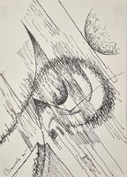 Baska József 30 x 21 cm tus, papír