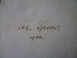 Régi gót betűs könyv 1889. kiadás