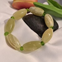 Jáde karkötő 1 cm-es