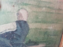 Régi romantikus kép jelzett 38 cm x 29 xmFeltőltés folyamatos!!