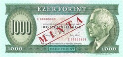 1000 forint 1993 "E" MINTA UNC  "00000808"