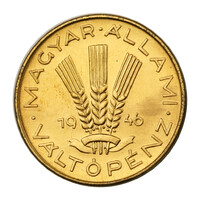 20 Fillér 1946 MÁVP rozettás ARTEX utánveret