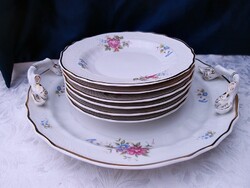 Hollóházi Hajnalka mintás süteményes készlet