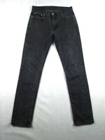 EREDETI LEVIS 511 (W32 / L34) FÉRFI SÖTÉTSZÜRKE SZTRECCSES FARMER