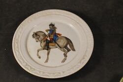 Antik KPM lovagos falitányér 776