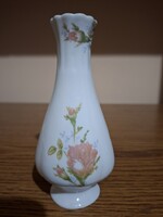 Cholziez (Lengyel) Porcelán rózsás váza. 14 cm. Hibátlan. Jelzett