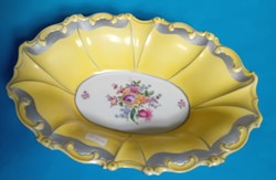 Henneberg ILMENAU porcelán tál Festett