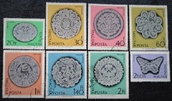 PS2058-65 / Magyarország 1964  Halasi Csipke II. bélyegsor pecsételt