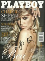 PLAYBOY 2013. JAN:-FEBR. (Hargitai Bea, Dedikált)