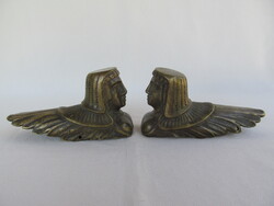 Empire bronz vagy réz bútordísz pár