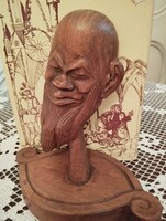 Fából készült hibátlan  különleges könyvtámaszpár