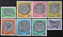 PS2058-65 / Magyarország 1964  Halasi Csipke II. bélyegsor pecsételt