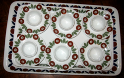 RETRO CSODASZÉP LAUFFER STACK SCHÖNWALD GERMANY PORCELÁN TOJÁSTARTÓ KÉSZLET