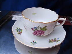 Herendi teáscsésze + alátét szett.