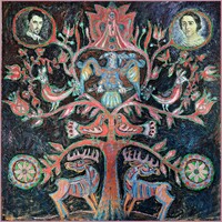 Freedom, Love, 80x80 cm, oil - Homoki Gábor, Szervátiusz Prize winner