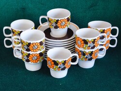 Hollóházi kávés készlet