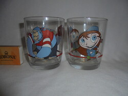 Két darab retro Nutella, nutellás pohár együtt