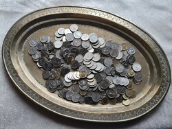 Több mint 300 db 1 és 2 Ft-os magyar pénzérme gyűjtemény