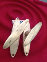 2 db Antik Bauhaus réz ablak kilincs