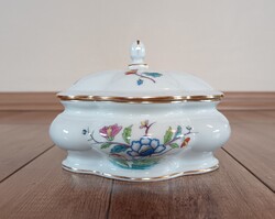 Antik Herendi Keleti mintás bonbonier