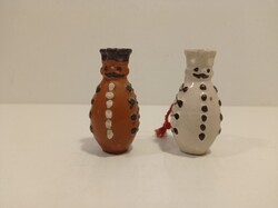 Mini Miska kancsó kerámia fali dísz pár