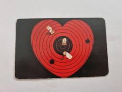 MAGYAR VÖRÖSKERESZT 1987. évi kártyanaptár  -  Szív