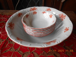 Zsolnay kompótos készlet