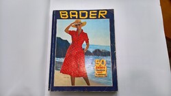 BADER 1979-es retro vintage katalógus -  Jubileumi 50 éves évfordulós katalógus