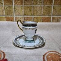 Heinrich Baensch LETTIN Porcelán Százados Kehely