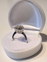 Gyémánt köves  gyűrű 18 karátos